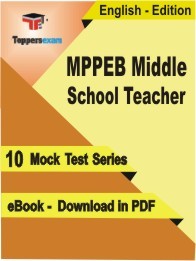 EBook of MPPEB MIDDLE SCHOOL TEACHER Exam (10 Mock Test) in PDF Format in English
