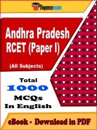 EBook of ANDHRA PRADESH RCET PAPER I Exam (MCQ) in PDF Format in English