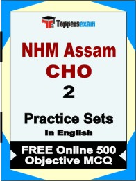NHM Assam CHO Book in English - Question Paper / Practice Set