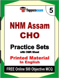 NHM Assam CHO Book in English - Mock Test / Practice Set