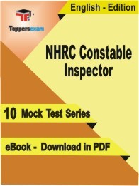 EBook of NHRC Constable Inspector Exam (10 Mock Test) in PDF Format in English