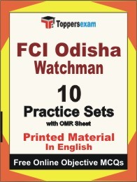FCI Odisha Watchman Exam 10 Practice Sets Book (English)