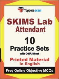 SKIMS Lab Attendant Exam 10 Practice Sets Book (English)