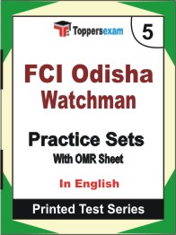FCI Odisha Watchman Book in English - Mock Test / Practice Set