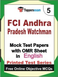 FCI Andhra Pradesh Watchman Exam Practice Set Book (English)