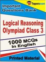 Logical Reasoning Olympiad Class 3 Exam 1000 Objective MCQ in English (Printed Book)
