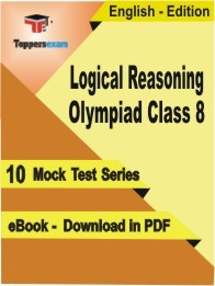 EBook of Logical Reasoning Olympiad Class 8 Exam (10 Mock Test) in PDF Format in English