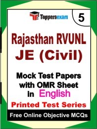 RAJASTHAN RVUNL JE CIVIL Exam Practice Set Book (English)