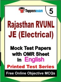 RAJASTHAN RVUNL JE ELECTRICAL Exam Practice Set Book (English)