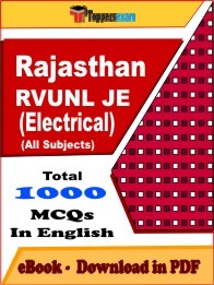 EBook of RAJASTHAN RVUNL JE ELECTRICAL Exam (MCQ) in PDF Format in English