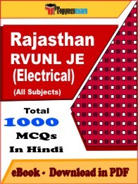 EBook of RAJASTHAN RVUNL JE ELECTRICAL Exam (MCQ) in PDF Format in Hindi