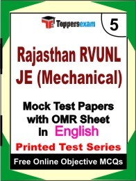 RAJASTHAN RVUNL JE MECHANICAL Exam Practice Set Book (English)