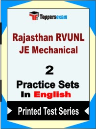 Rajasthan RVUNL JE Mechanical Book in English - Question Paper / Practice Set