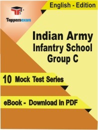 EBook of Indian Army Infantry School Group C Exam (10 Mock Test) in PDF Format in English