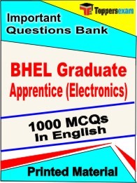 BHEL Graduate Apprentice (Electronics) Exam Objective MCQ Book in English