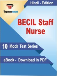 EBook of BECIL Staff Nurse Exam (10 Mock Test) in PDF Format in Hindi