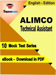EBook of ALIMCO Technical Assistant Exam (10 Mock Test) in PDF Format in English