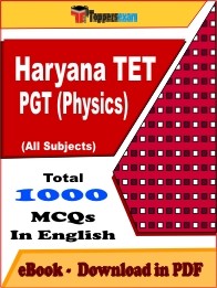 Haryana TET PGT Physics PDF Book In English