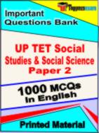 UP TET Social Studies & Social Science Paper 2 Test  Book in English - Objective MCQ