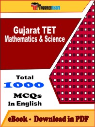 Gujarat TET Mathematics & Science PDF Book In English - MCQ / Objective Questions