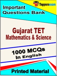 Gujarat TET Mathematics & Science Book in English - Objective MCQ