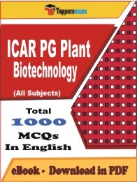 ICAR PG Plant Biotechnology PDF Book In English - MCQ / Objective Questions