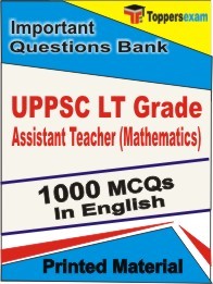 UPPSC LT Grade Assistant Teacher (Mathematics) Test Book in English - Objective MCQ
