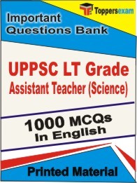 UPPSC LT Grade Assistant Teacher (Science)  Book in English - Objective MCQ