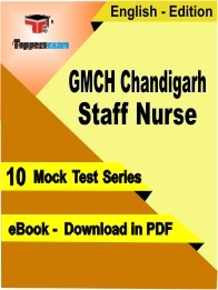 EBook of GMCH Chandigarh Staff Nurse Exam (10 Mock Test) in PDF Format in English