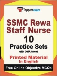SSMC REWA STAFF NURSE Exam 10 Practice Sets Book (English)
