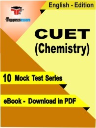 EBook of CUET (Chemistry) Exam (10 Mock Test) in PDF Format in English