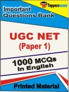 UGC NET Paper 1 Exam Objective MCQ Book in English