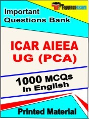 ICAR AIEEA UG (PCA) Exam 1000 Objective MCQ in English (Printed Book)