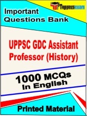 UPPSC GDC ASSISTANT PROFESSOR (HISTORY) Exam 1000 Objective MCQ in English (Printed Book)