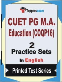CUET PG M.A. Education (COQP16) Book in English - Question Paper / Practice Set