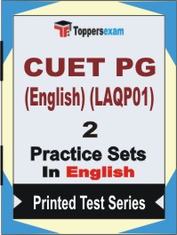 CUET PG (English) (LAQP01) Book in English - Question Paper / Practice Set