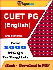 EBook of CUET PG (ENGLISH) Exam (MCQ) in PDF Format in English