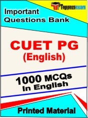 CUET PG (English) Exam 1000 Objective MCQ in English (Printed Book)