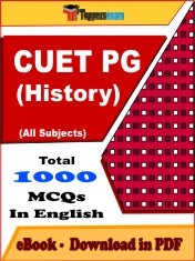EBook of CUET PG (HISTORY) Exam (MCQ) in PDF Format in English