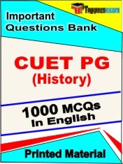 CUET PG History Test  Book in English - Objective MCQ