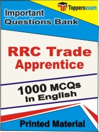 RRC Trade Apprentice Exam Objective MCQ Book in English