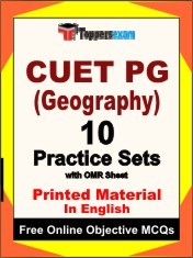 CUET PG (GEOGRAPHY) Exam 10 Practice Sets Book (English)