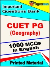 CUET PG Geography Test Book in English - Objective MCQ