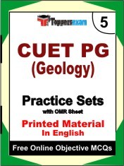 CUET PG Geology Test Book in English - Mock Test / Practice Set