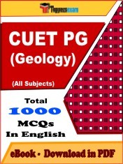 EBook of CUET PG (Geology) Exam (MCQ) in PDF Format in English
