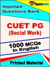 CUET PG (Social Work) Exam Objective MCQ Book in English