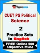 CUET PG Political Science Test Book in English - Question Paper / Practice Set