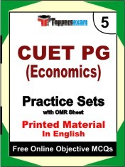 CUET PG Economics Test Book in English - Mock Test / Practice Set