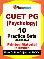 CUET PG (Psychology) Book in English - Practice Set