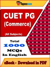 EBook of CUET PG (COMMERCE) Exam (MCQ) in PDF Format in English